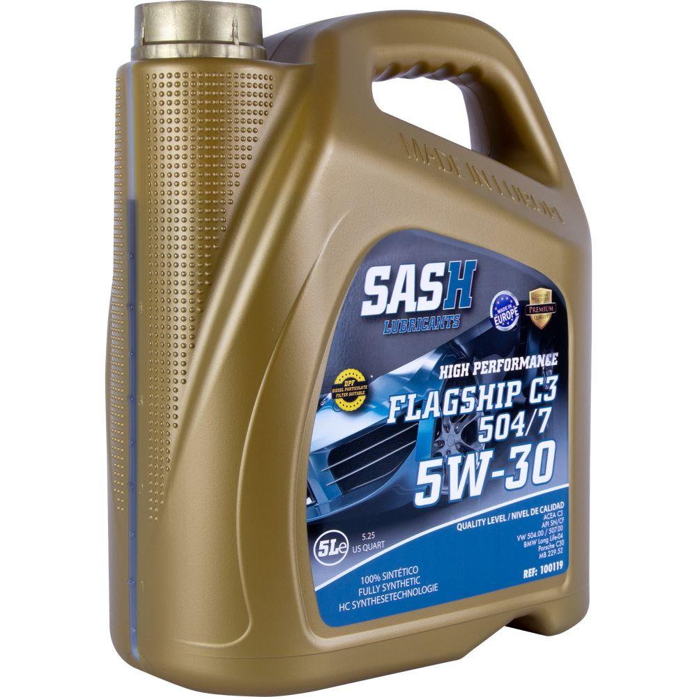 Олива моторна синтетична SASH FLAGSHIP C3 5W30